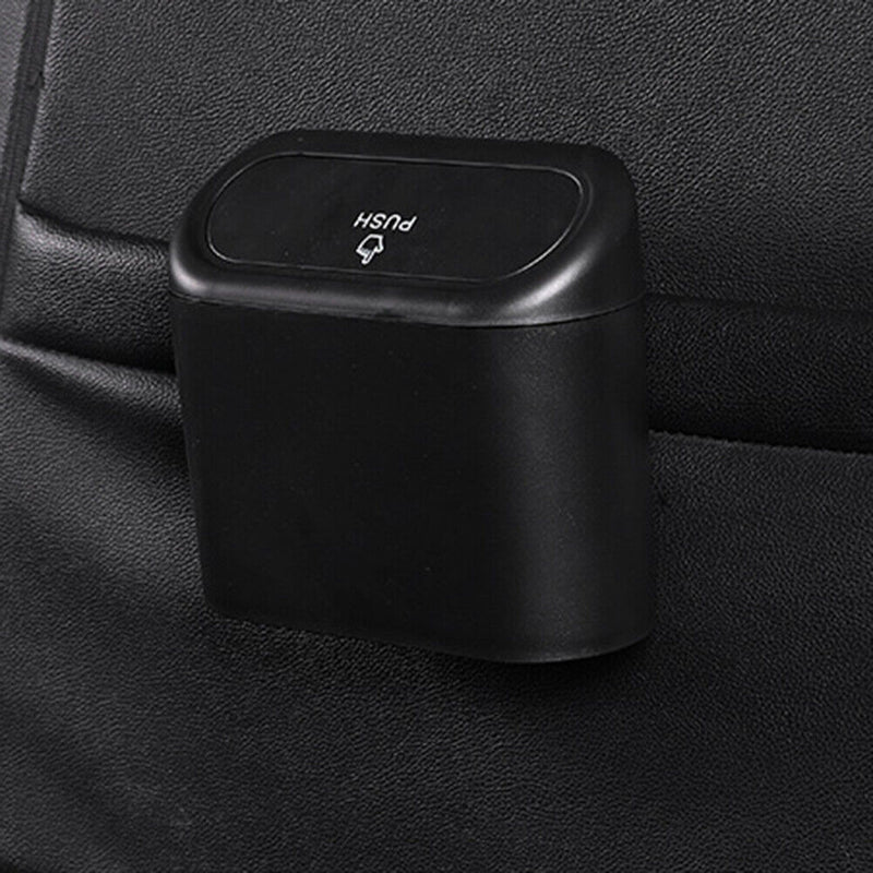 Car Trash Can Bin Hanging Vehicle Garbage Storage Box Auto Waste Organizer