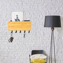Wooden Door Back Storage Rack Key Hanger Decorative Small Wall Hook (NO 2) Newly