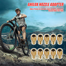 10pcs Bicycle Valve Adapters Presta to Schrader Converters Bike Pump Connectors