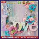 DIY Digital Picture Word Love Painting By Numbers Acrylic Handicraft Art Cr