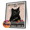 #A 5D DIY Diamond Painting Kits Full Round Drill Black Cat Poster Mosaic Picture