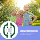 Kids Playground Nonslip Safety Grab Handles Mounting Hardware (Dark Green) Newly