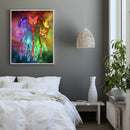 DIY Paint By Number Kit Colorful Dream Catcher Butterfly No Frame Decor