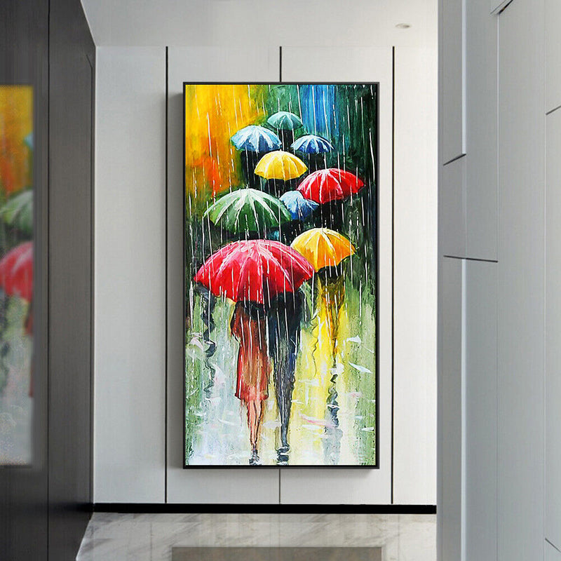 People Diamond Painting Embroidery 5D Full Round Drill DIY Cross Stitch Umbrella