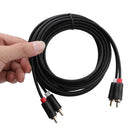 to Male Audio Cable 2RCA to 2RCA AV Cord For DVD HDTV Amplifier CD Soundbox