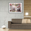 5D DIY Full Drill Diamond Painting Bathtub Cross Stitch Kit Home Wall Needlework