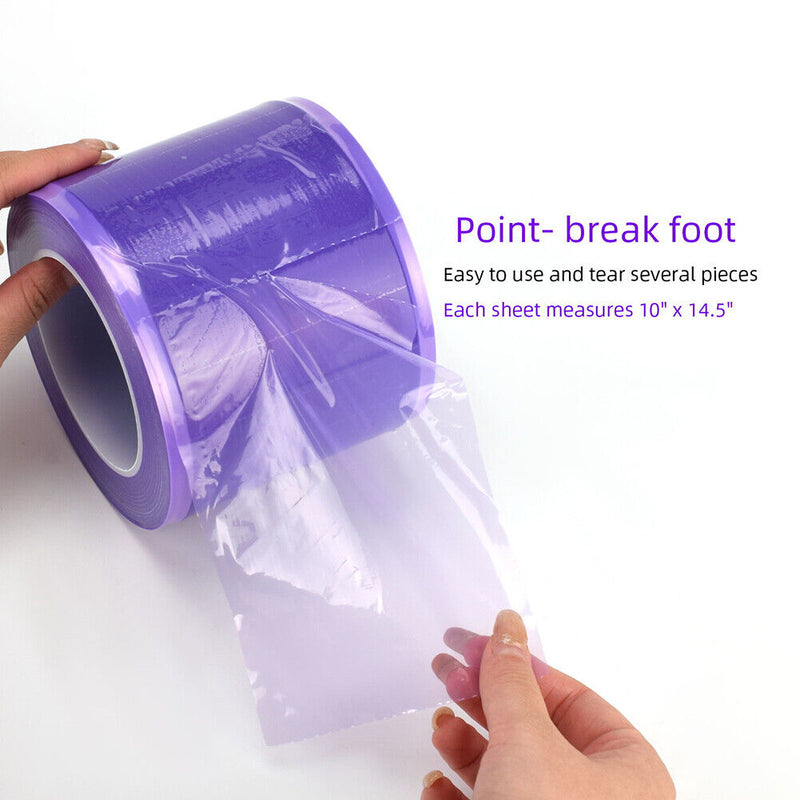 Waterproof Tattoo Barrier Film Membrane Plastic Anti-fouling Film (Purple) Newly