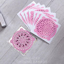 10pcs Disposable Hair Filter Drain Stickers Self-Adhesive Bath Cover Net
