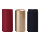 250pcs Pro Wine Bottle Heat Shrink Capsules Caps Bottle Shrink Film (Black)