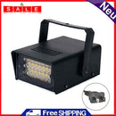 White Adjustable Speed KTV DJ Disco Party Strobe Light LED Flash Remote Control