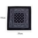 Handkerchief Printed Square Scarves Paisley Bandana Hair Band Wristband