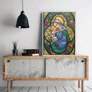 5D Warm Mother Child DIY Embroidery Full Round Drill Diamond Painting Ornaments