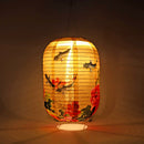 Solar Lantern Chinese Japanese Print Hanging Outdoor Garden Party Light (I)