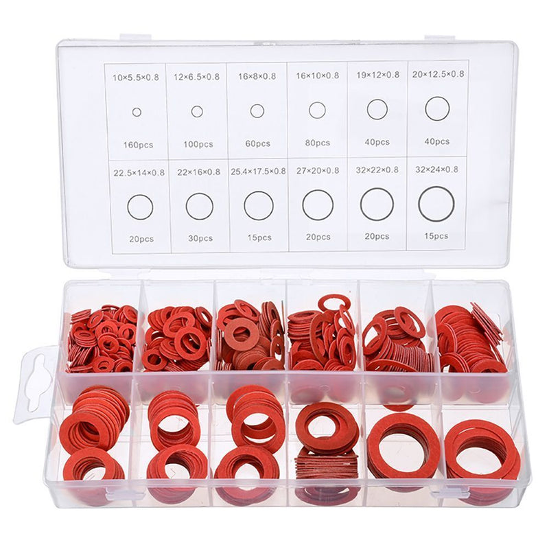 Washers Fasteners Red Steel Paper Insulation Washer Flat Washer Flat Ring Seal