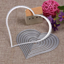 10X Heart Sewing thread Metal Die Cutting Dies For DIY Scrapbooking