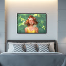 Cloud Girl Colouring Oil Canvas Picture DIY Hand Painted Paint By Numbers Kit