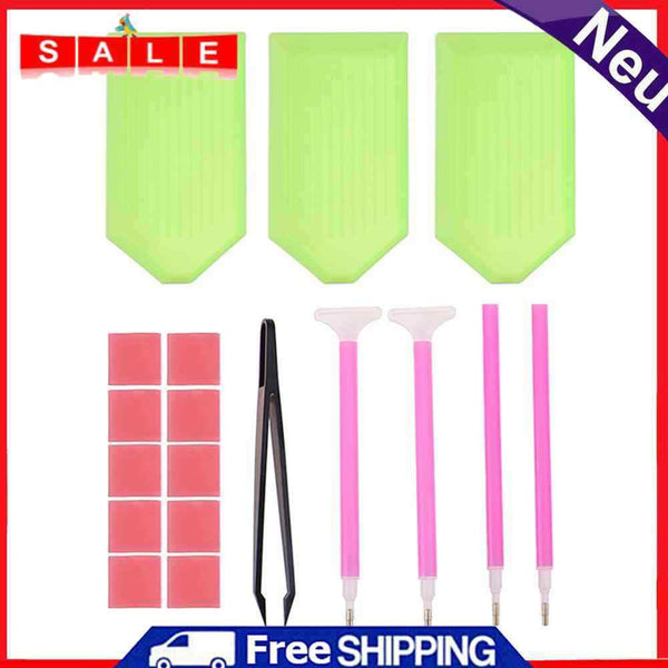 5D Diamond Painting Embroidery Pen DIY Cross Stitch Place Drilling Toolkit