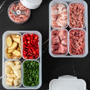 Kitchen Refrigerator Storage Box Compartment Fresh Keep Container (B High) Newly