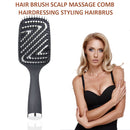 Women Hair Brush Home Beauty SPA Massager Comb Make Thin Long Curly Scalp Tool