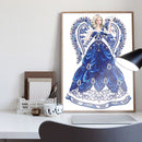 Art Wing Dress Beauty 5D Diamond Painting DIY Special Shaped Kit (UP069) Newly