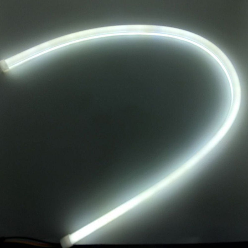 DRL 60cm Flexible Car LED Headlight Running Strip Light Running Light Fog Lamp