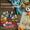 Embroidery Tool Set Threads Pen Threaders Kit for DIY Cross Stitch Sewing C