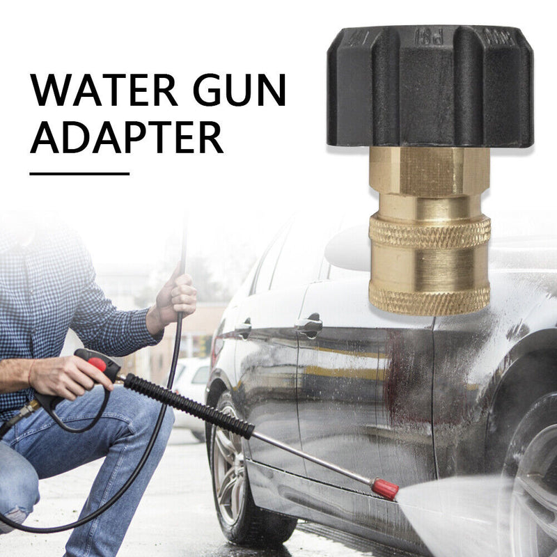 1/4 3/8 QD Female to M22 14mm 15mm Female Connector Adapter for Pressure Wa