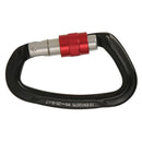 Aluminum Carabiner Outdoor Camping Climbing Hammock Lock Buckle (Black)