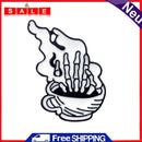 Punk Style Enamel Brooch Coffee Cup Lapel Badges for Shirt Necklace Jacket Decor