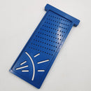 Woodworking Scribe Mark Line Gauge Cross-Out Carpenter Angle Ruler (Blue) Newly