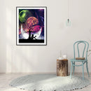 5D DIY Diamond Painting Girl Under Tree Full Square Drill Mosaic Home Decorat