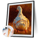 Oil Paint Chicken And Duck By Numbers Coloring Picture Digital Drawing