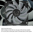KH12H-P 8cm 4-Pin 3000RPM Speed Temperature Control PWM Computer Case Fan