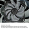 KH12H-P 8cm 4-Pin 3000RPM Speed Temperature Control PWM Computer Case Fan