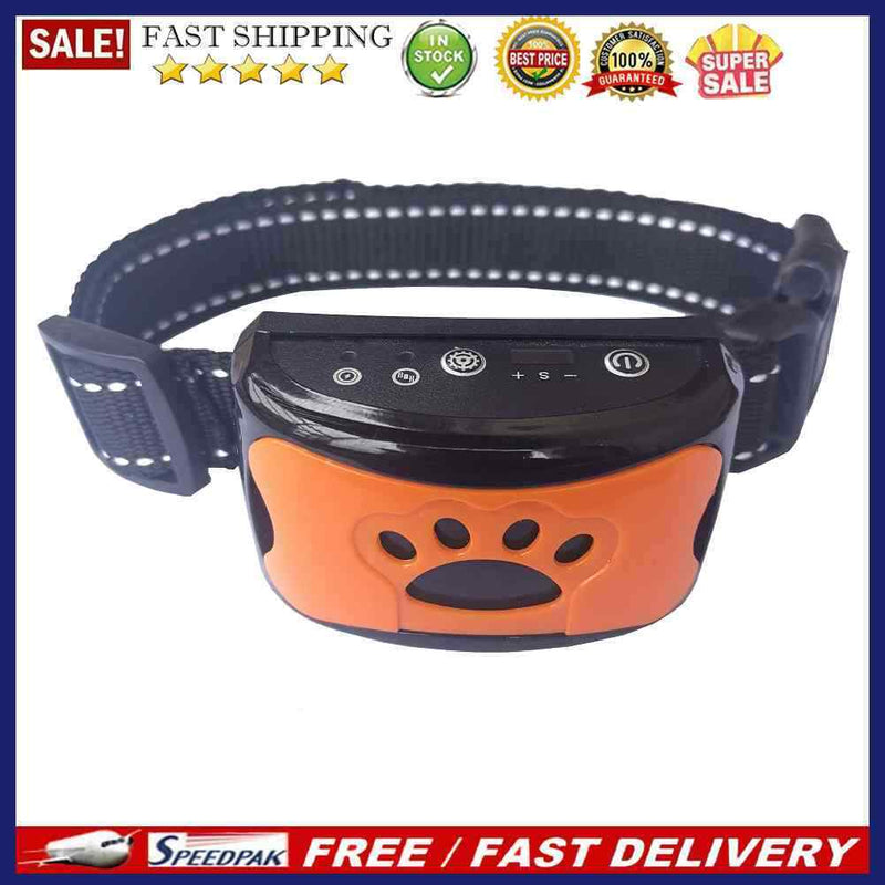 USB Pet Anti Barking Device Adjustable Ultrasonic Dogs Training Barkproof Col