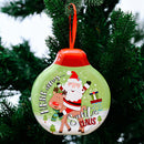 Christmas Candy Tin Box Cookies Chocolate Children Gift Packing Case Hanging Box