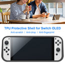TPU Soft Protective Case Cover for Nintendo Switch OLED Controller Game Con