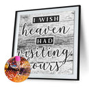 5D DIY Full Drill Diamond Painting Letter Cross Stitch Mosaic Kit Bedroom Dec