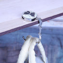 Portable Metal Foldable Bag Purse Hook Hanger Handbag Holder Butterfly(2)