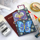 Butterfly Special Shaped Diamond Painting DIY Leather Passport Protective Cover