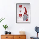 5D Diamond Painting DIY Rhinestone Special Shaped Love Heart Gnome Pictures K