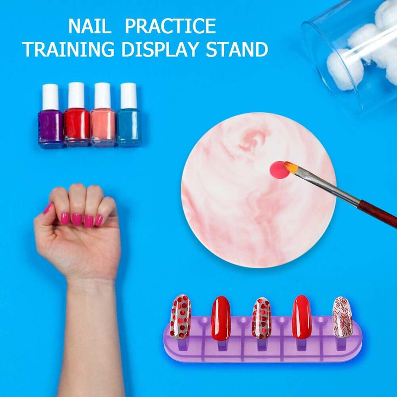Nail Art Palette False Nail Tips Display Board DIY Manicure Accessories Prop