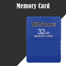 V1.966 Free McBoot 32MB Memory Cards for PS2 Game Console Card (Blue) Newly