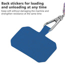 Universal Mobile Phone Lanyard Cellphone Strap (Violet + Sky Blue Card) Newly