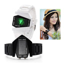 5pcs Unisex LED Waterproof Aircraft Sport Digital Display Watch Black