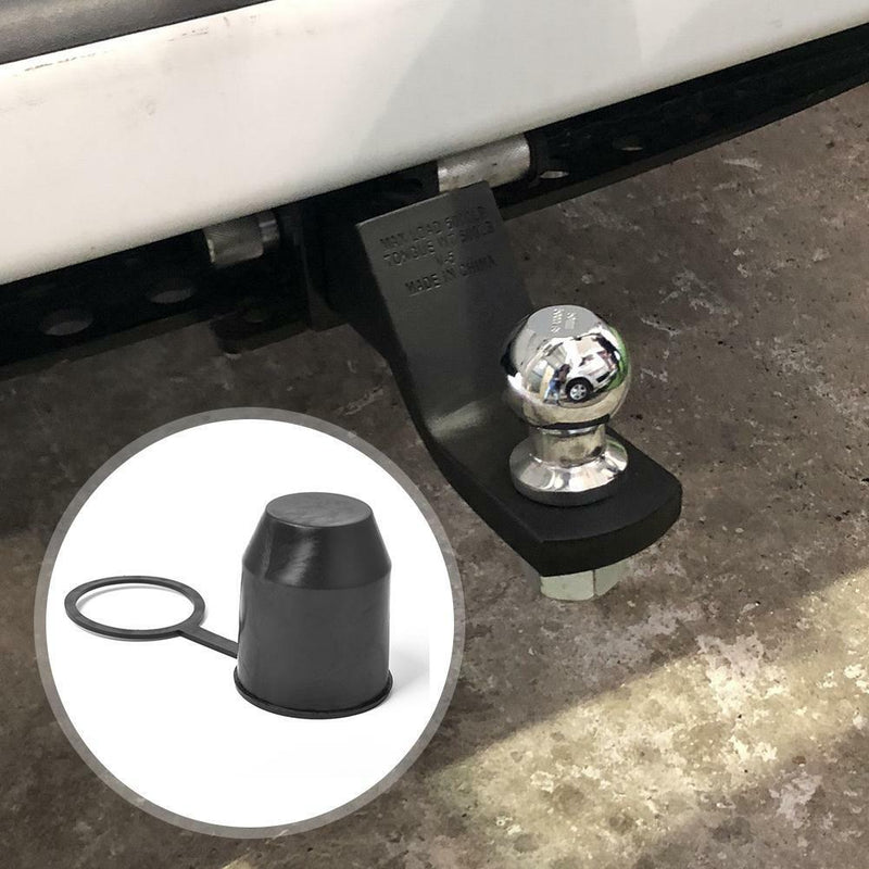 Universal 50mm Auto Tow Bar Ball Cover Cap Hitch Caravan Trailer Protection