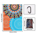Waterproof Beach BBQ Blanket Outdoor Picnic Camping Playing Mat (Mandala) Newly