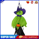 Halloween Horror Prop Straw Ghost Pumpkin Key Chain Pendant Decor (Green)