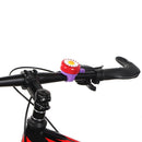Kids Bicycle Bell Handlebars Road MTB Bike Daisy Ring Alarm (Red+Purple)
