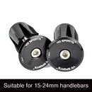 VG Sports 2pcs Bike Handlebar Stopper Bicycle Grip Bar Plug Cap (Black) Newly